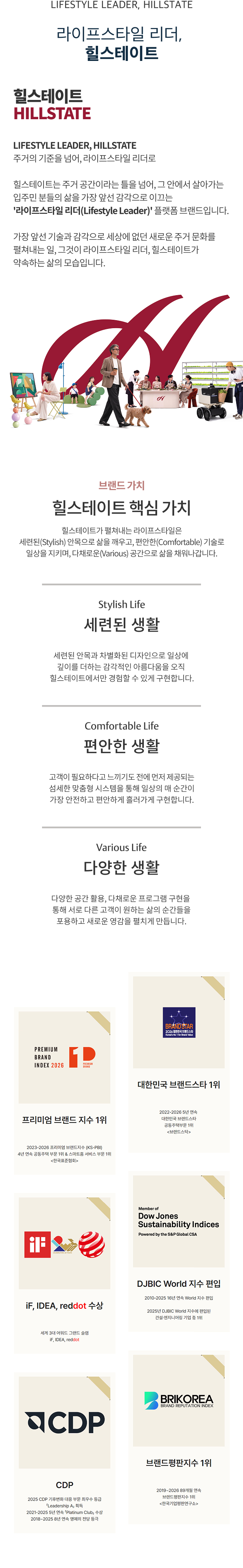 브랜드 소개 모바일 배경